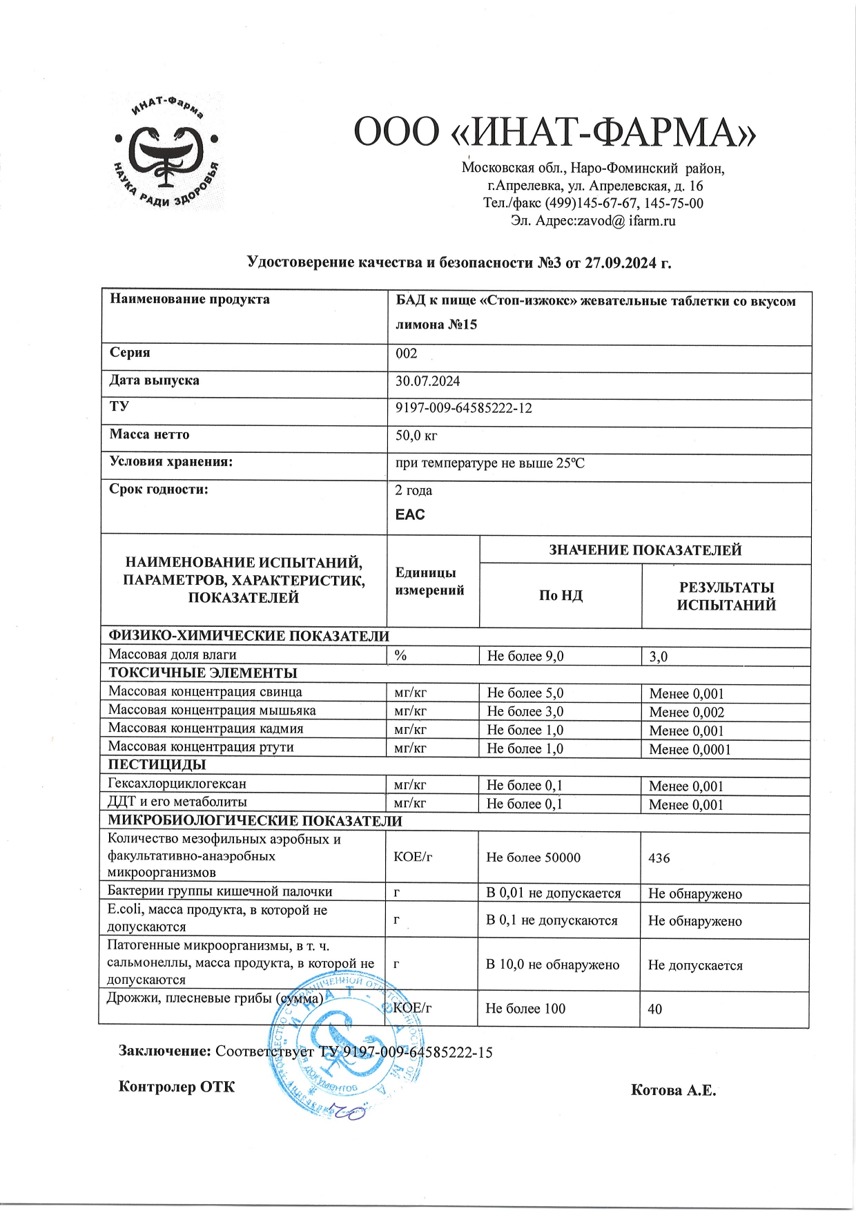 Паспорт №072024